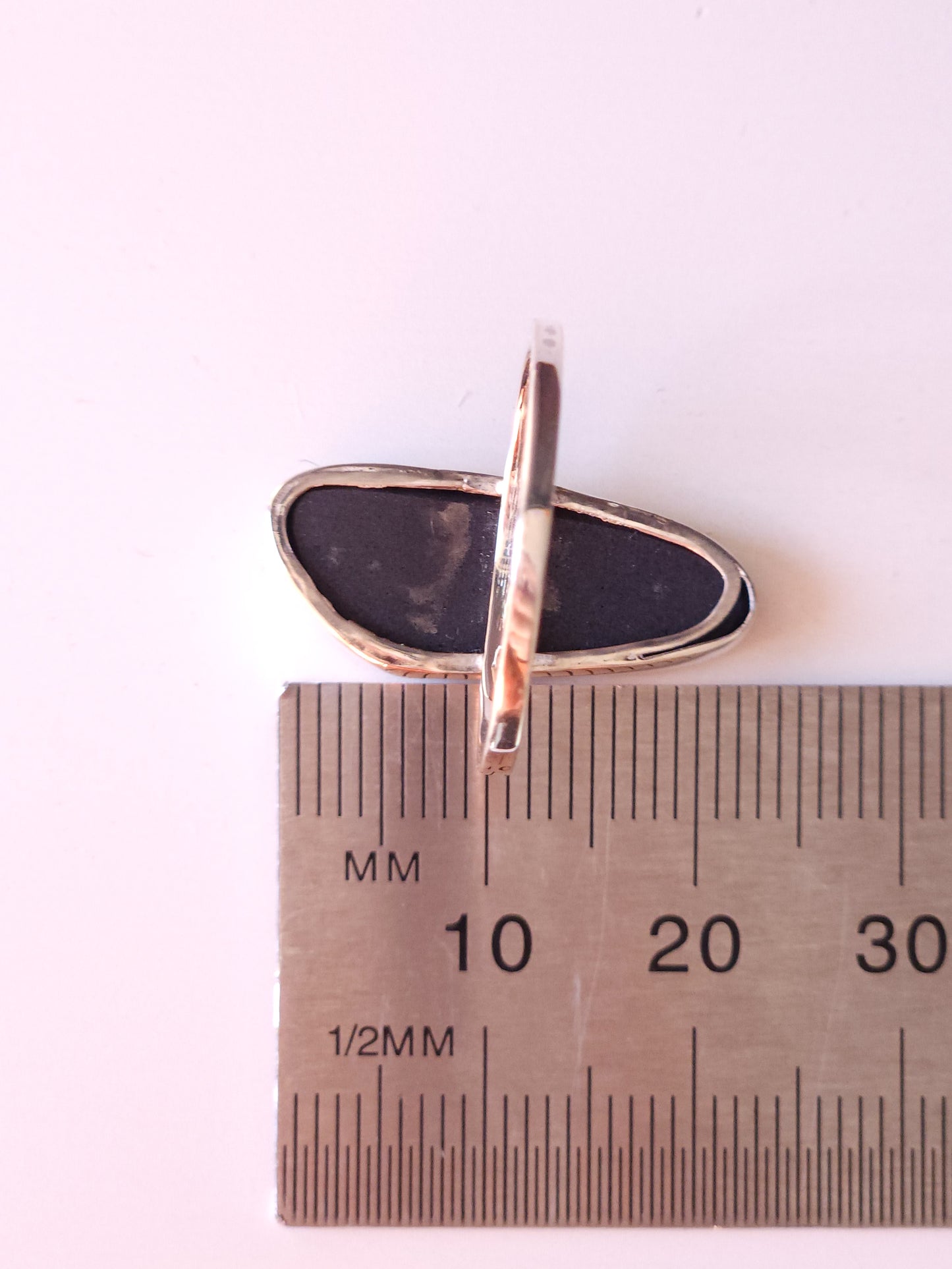 BABY BLUE | Australian Coober Pedy opal ring / Size 7 3/4 / Australian Crystal opal doublet / Minimalist ring / dainty jewelry