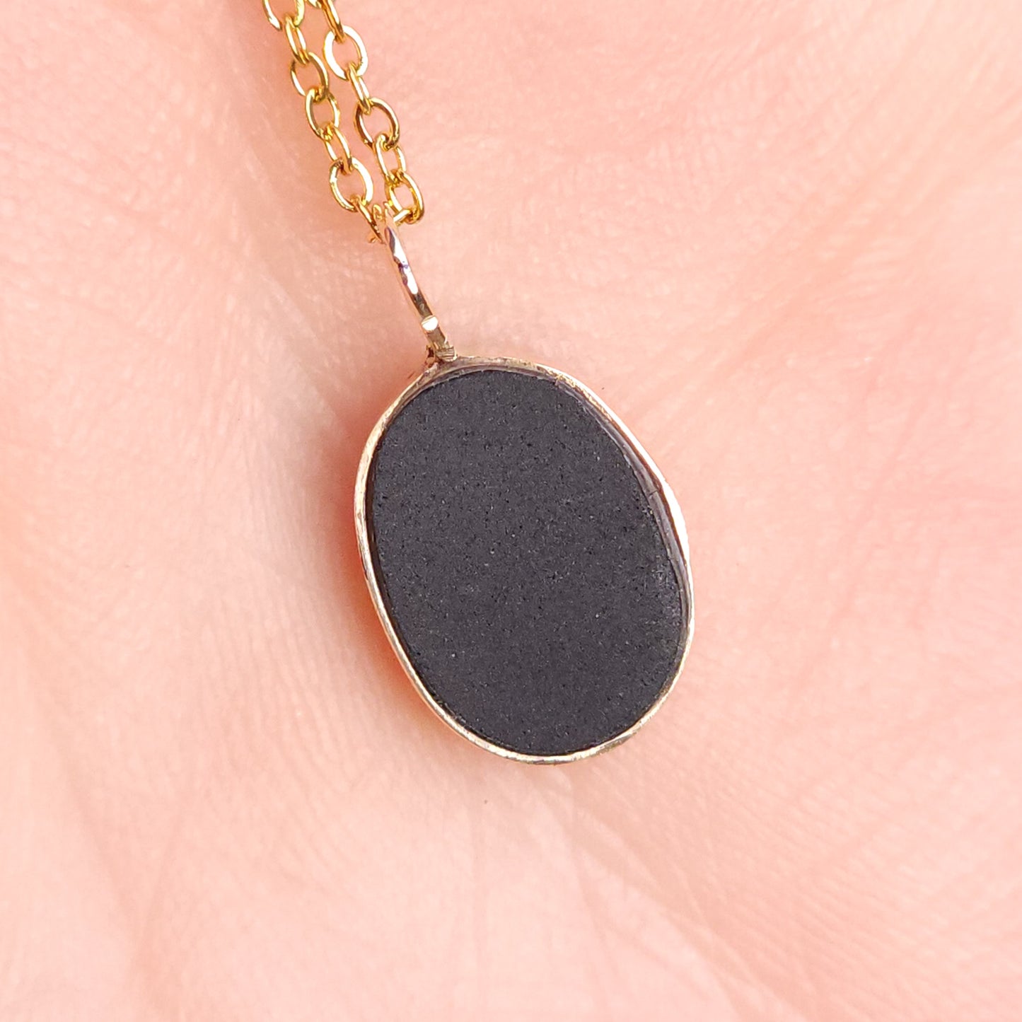 14K Gold Coober Pedy opal doublet necklace/ white opal/ minimalist jewelry/ opal jewellery/ opale/ pink pastel opal