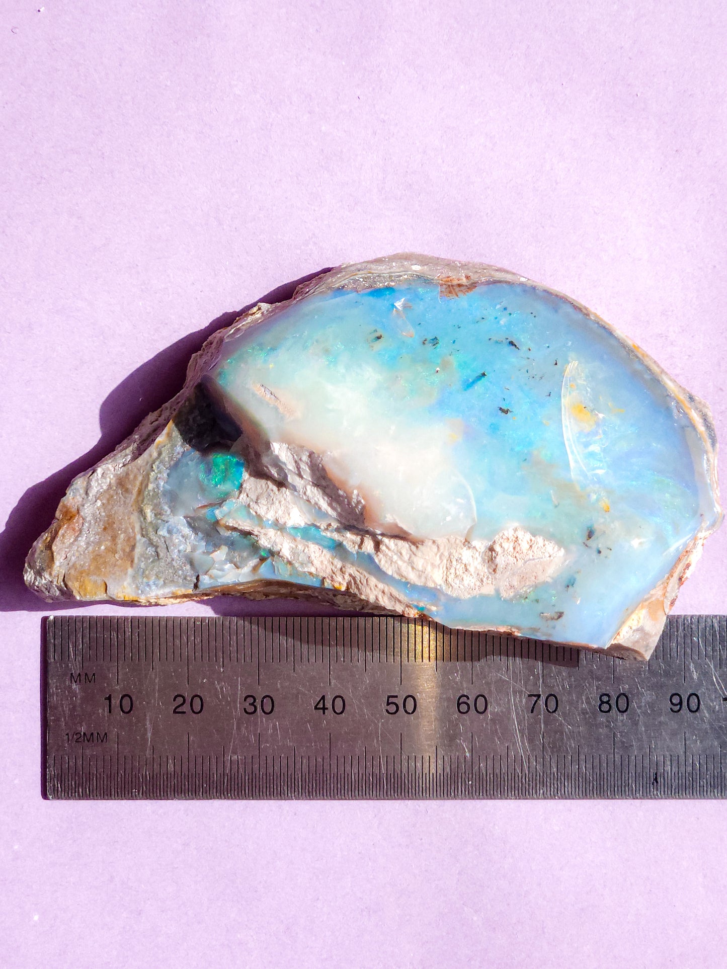 Coober Pedy Opal Specimen 517 Carats, Polished Opal Specimen, Opal Collector