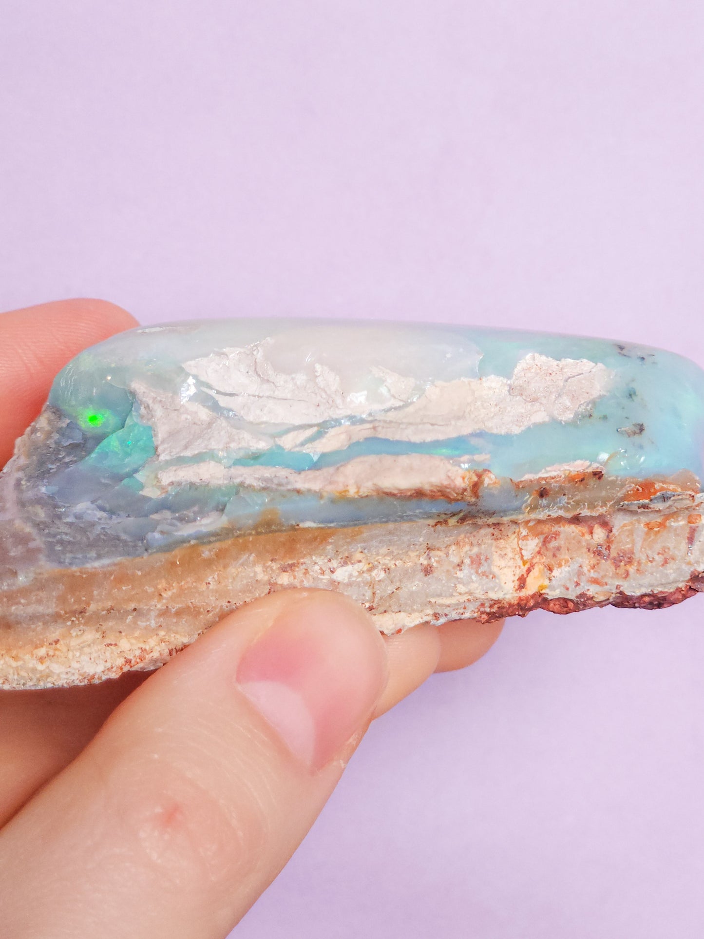 Coober Pedy Opal Specimen 517 Carats, Polished Opal Specimen, Opal Collector