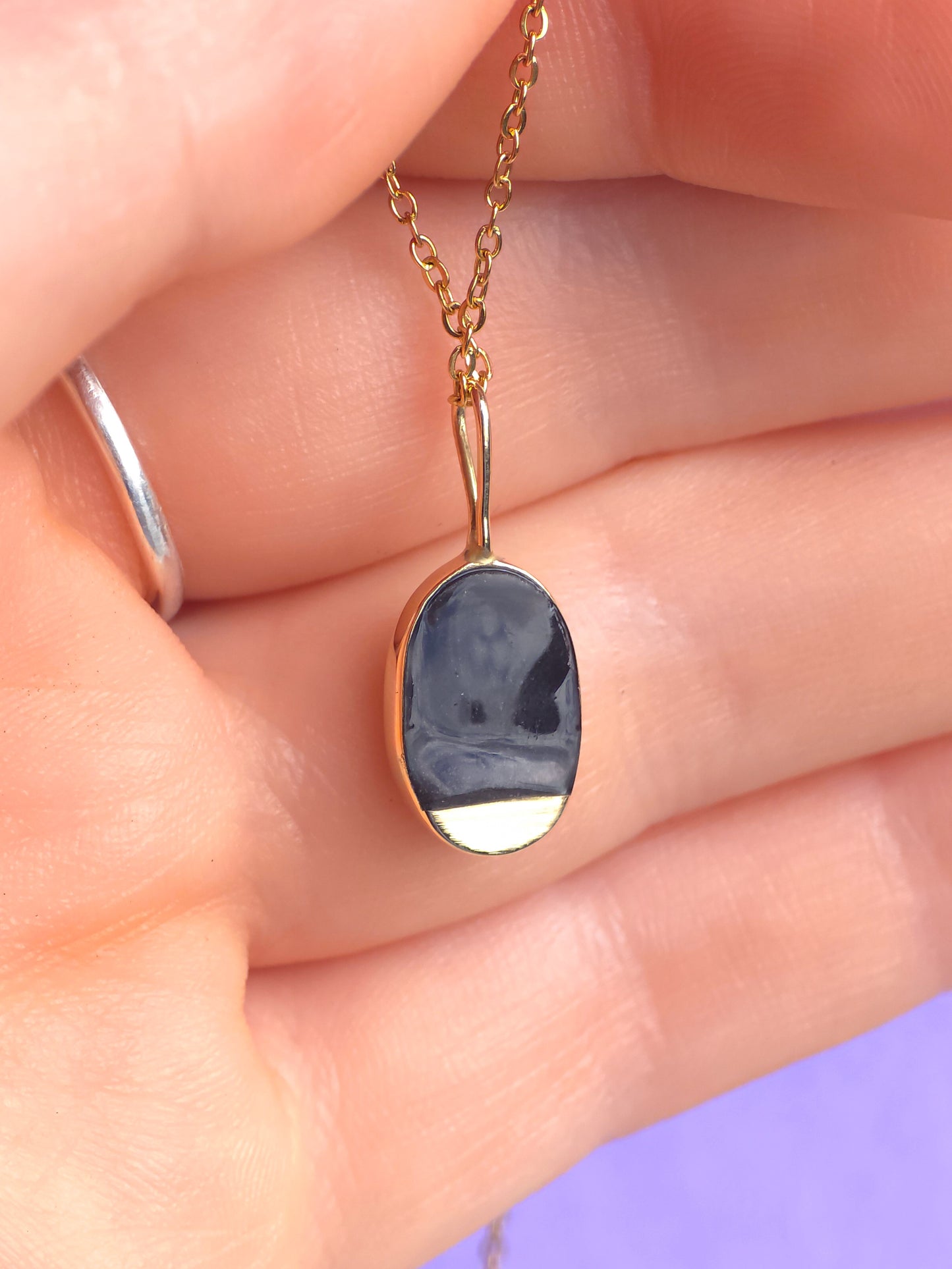 JUNIA | 14K Gold Coober Pedy opal doublet necklace/ crystal opal/ minimalist jewelry/ opal jewellery/ opale/ colorful gem