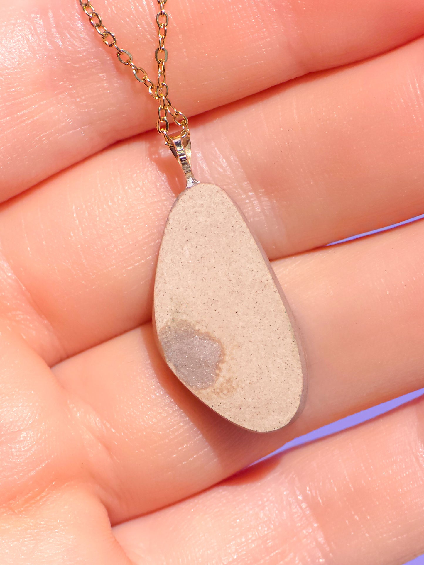 14K Gold Coober Pedy opal pendant/ Australian opal necklace/ firey opal/ rainbow opal/ minimal jewelry