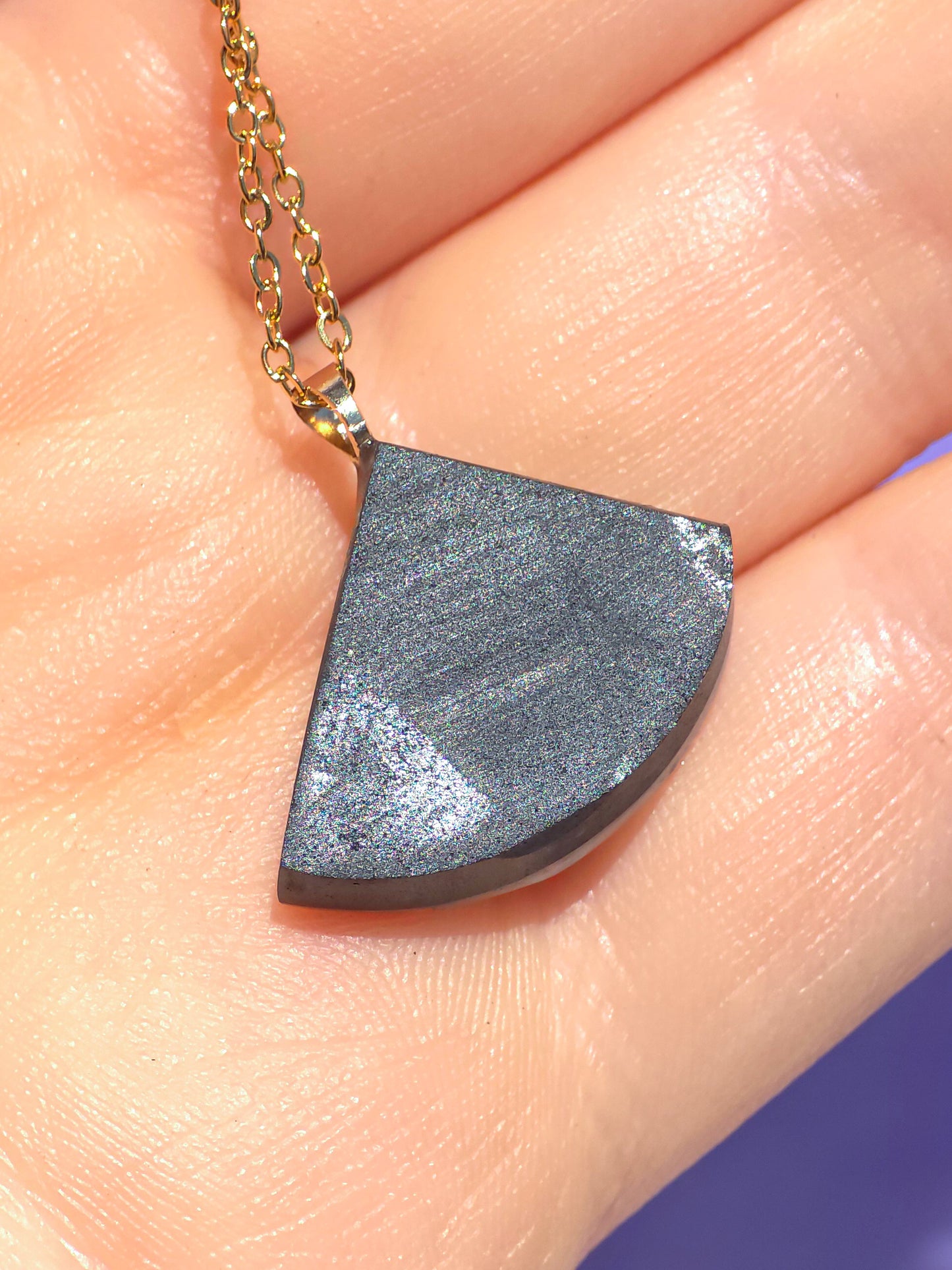 SEASHELL | 14K Gold Opal Seashell Fossil Pendant / Coober Pedy opalised seashell / fossil necklace / Opal fossil necklace