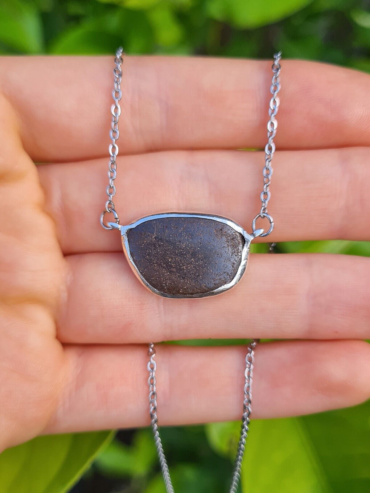 OCEANA SURF |Coober Pedy Sterling Silver Inlay Opal Doublet Pendant, REV2