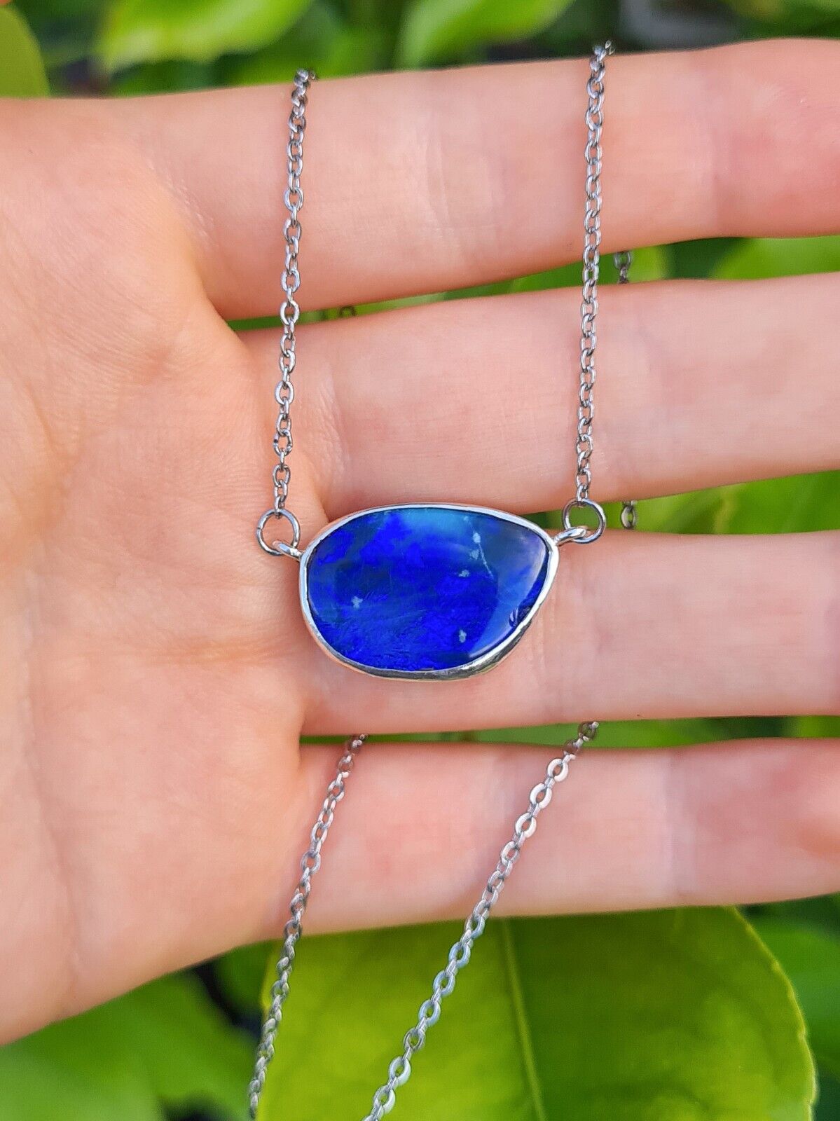 OCEANA SURF |Coober Pedy Sterling Silver Inlay Opal Doublet Pendant, REV2