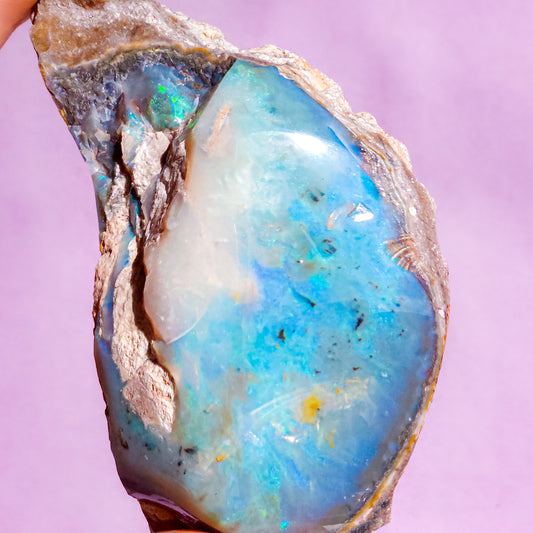 Coober Pedy Opal Specimen 517 Carats, Polished Opal Specimen, Opal Collector
