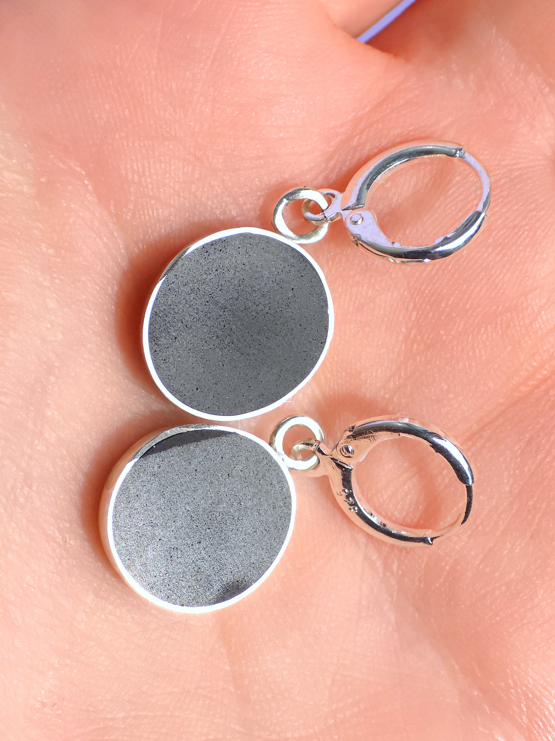 BLOSSOMS | Australian opal drop earrings / 925 silver / Coober Pedy opal doublet / euro hoop earrings