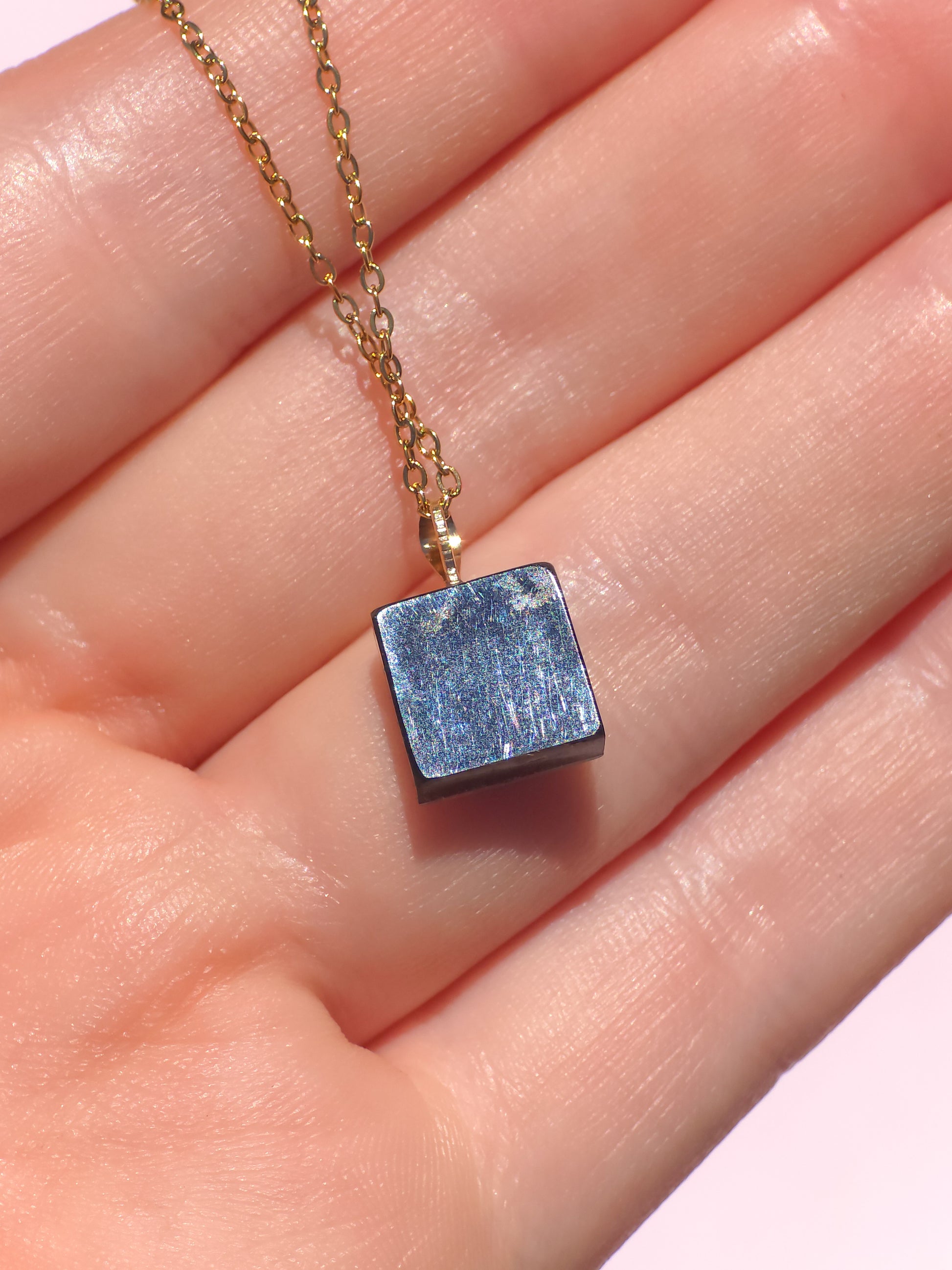 ELARA | 14K Gold Australian opal doublet/ Coober Pedy opal/ opal jewelry/ minimalist jewelry