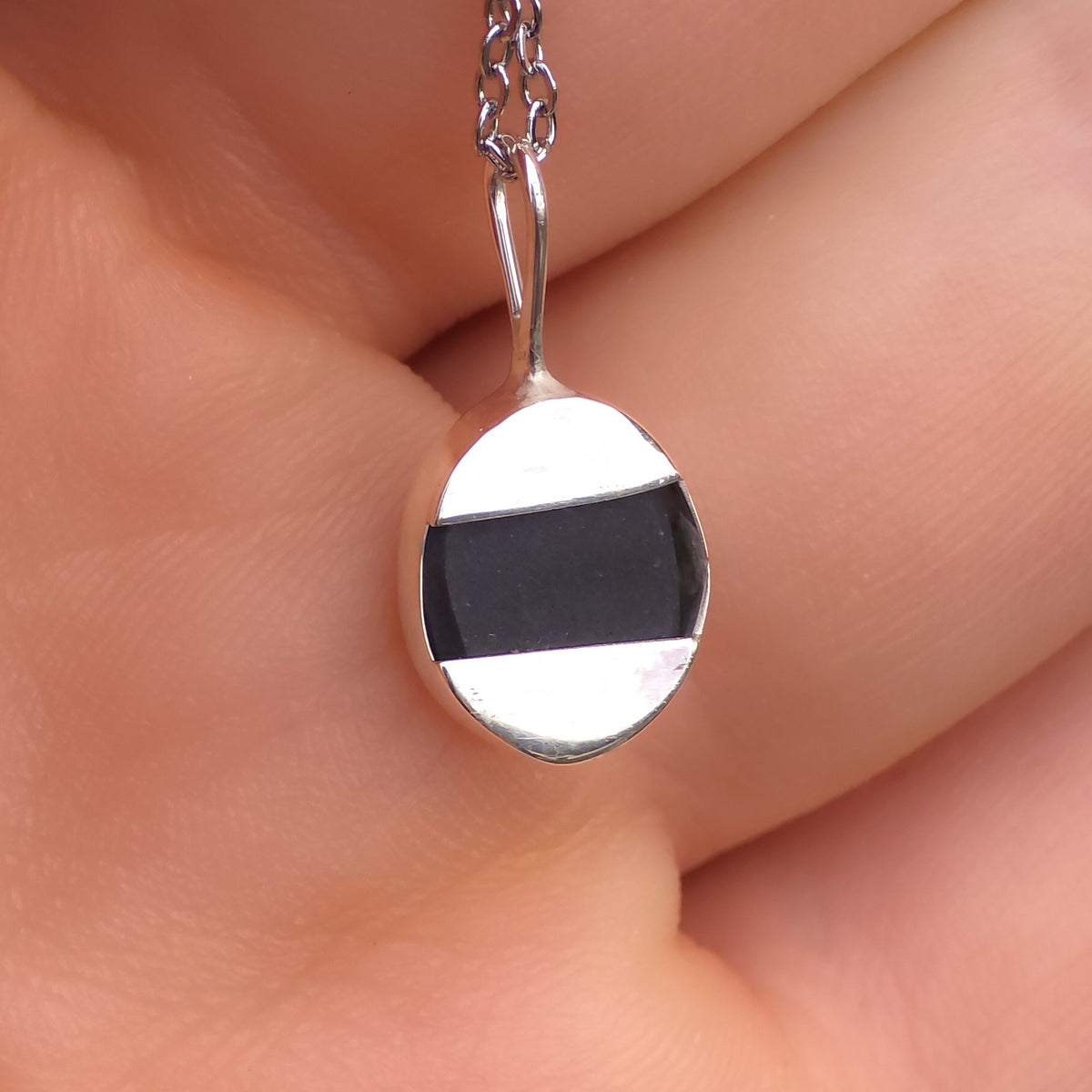 BELLE | Australian Coober Pedy Opal Doublet Pendant, Opal Necklace