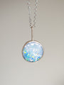 Opal Sterling Silver Wrapped Australian Coober Pedy Opal Doublet Pendant, HON3
