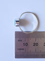 Coober Pedy Opal Ring, Size US 7, Silver Opal Ring, Dainty Opal Ring