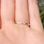 Sterling Silver Australian Opal Ring, Dainty Ring, SIZE US 7, Blue Opal Ring