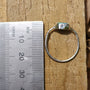 Sterling Silver Australian Opal Ring, Dainty Ring, SIZE US 7, Blue Opal Ring