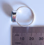 Coober Pedy Opal Doublet Ring, SIZE US 8, 925 Silver Australian Opal Ring